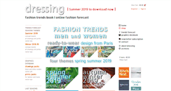 Desktop Screenshot of dressing-trendsbook.com
