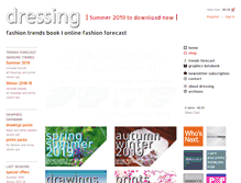 Tablet Screenshot of dressing-trendsbook.com